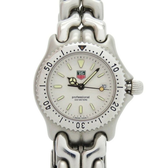 TAG Heuer Sel S99.015 Stainless Steel White Quartz Watch with Dial 1499TAG HEUER - Picture 1 of 9